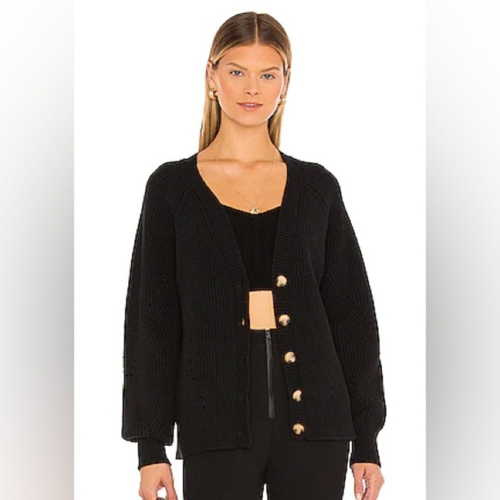 Tularosa Natalia Cardigan in Black